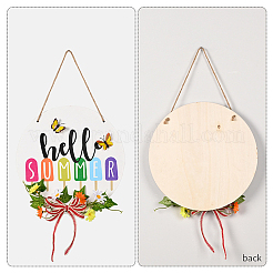 Wooden Pendant Decorations&nbsp;WOOD-WH0107-78