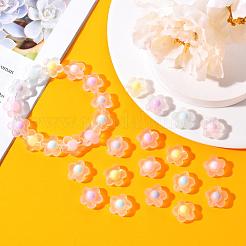 50Pcs 5 Colors Transparent Acrylic Beads&nbsp;TACR-CC0001-03