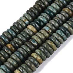 天然寿山翡翠ビーズ連売り  ディスク  ヒシビーズ  9.5~10x2~4mm  穴：0.9~1.2mm  約102~112個/連  14.76~15.16インチ（37.5~38.5cm）&nbsp;G-Q616-08A-01