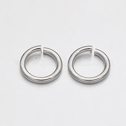 Brass Open Jump Rings&nbsp;KK-E647-17P-4mm
