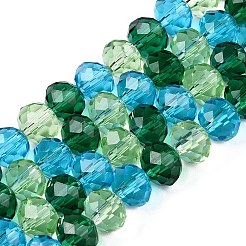 Transparent Glass Beads Strands&nbsp;GLAA-T023-08E