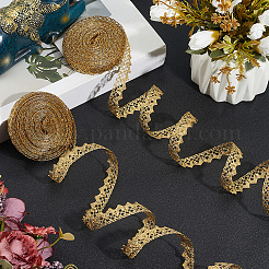 2 Rolls Metallic Yarn Lace Trim&nbsp;OCOR-GF0005-58A