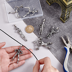 7Pcs 7 Styles Tibetan Style Alloy Pendants&nbsp;TIBE-PH0002-42