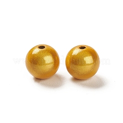 スプレープリントアクリルビーズ  奇跡ビーズ  ラウンド  二層ビーズ  ミックスカラー  9.5x10x10mm  穴：1.8mm&nbsp;X-MACR-Q154-01C