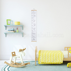 Dinosaur Pattern Removable Height Chart for Kids&nbsp;AJEW-WH0165-72B