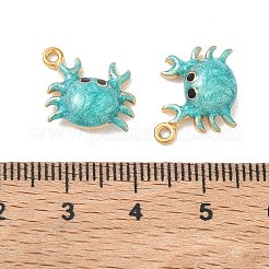 304 Stainless Steel Enamel & Glitter Powder Pendants&nbsp;STAS-Q119-03G-02
