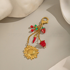 Stainless Steel Enamel Pendant Decorations&nbsp;HK1101-1