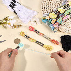 42 Skeins Polyester Embroidery Floss&nbsp;DIY-CY0002-45