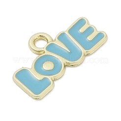 Valentine's Day Alloy Enamel Pandants&nbsp;PALLOY-V001-06A
