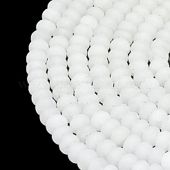 Natural White Jade Beads Strands&nbsp;G-P575-A13-8x5mm