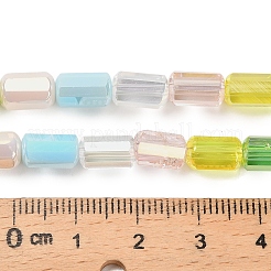 Electroplated Glass Beads Strands&nbsp;EGLA-P067-01A-03