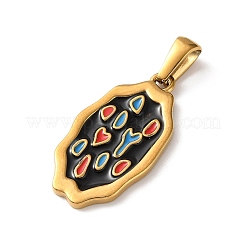 304 Stainless Steel Enamel Pendants&nbsp;SA-CBA2A5E-07G