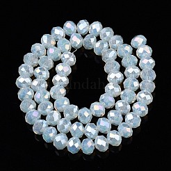 Electroplate Glass Beads Strands&nbsp;X-EGLA-A044-J8mm-B06