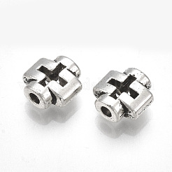 Tibetan Style Alloy Beads&nbsp;TIBE-31215-048AS-RS