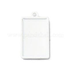 プリント合金ペンダント  カセットテープ  プラチナ  ピンク  25.5x14.5x2.5mm  穴：1.6mm&nbsp;FIND-B012-01C