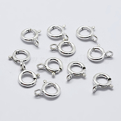 925 Sterling Silver Spring Ring Clasps&nbsp;STER-K167-076B-S