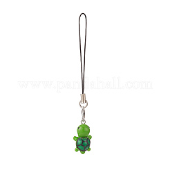 Resin Tortoise Pendant Mobile Straps&nbsp;HJEW-JM00876