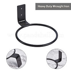Metal Wall Mounted Bracket Planter Hook Flower Pot Ring For Indoors Balcony  Ring Holder Flower Planter&nbsp;AJEW-GA0001-86