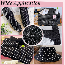 Polka Dot Pattern Cotton Fabric&nbsp;AJEW-PH0009-13B