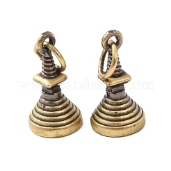 Brass Pendants&nbsp;KK-CBA25B2-01A-AB