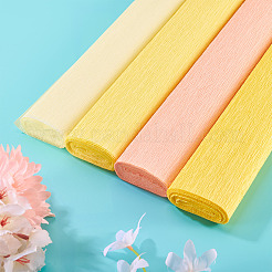 4 Rolls 4 Colors Crepe Paper Rolls&nbsp;DIY-TA0013-21