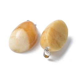 Natural Topaz Jade Pendants&nbsp;G-A259-03P-03