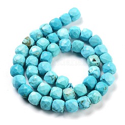 Dyed Natural Turquoise Beads Strands&nbsp;G-H028-A04-01