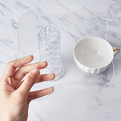 2Pcs 2 Colors Acrylic Cup Mats&nbsp;AJEW-DR0001-15