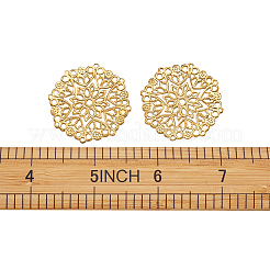 アイアンフィリグリー会員リンク  フラットラウンド  ゴールドカラー  35.5x0.7mm  穴：1.4mm&nbsp;IFIN-TAC001-01G