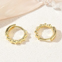 Brass Hoop Earrings&nbsp;KK-CBA30C7-33G