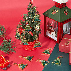 10Pcs Christmas Theme Alloy Big Pendant Decoration&nbsp;HJEW-SC0001-70