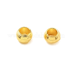 Brass Crimp Beads&nbsp;KK-S509-01G-03