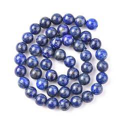 Natural Lapis Lazuli Beads Strands&nbsp;X-G-G099-8mm-7