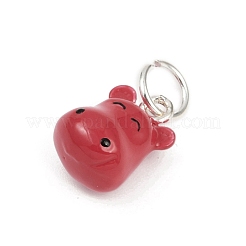 Alloy Enamel Animal Cartoon Charms&nbsp;PALLOY-R158-04S-02