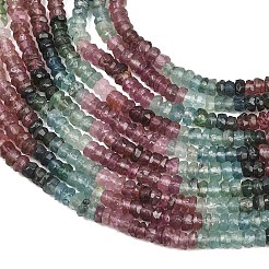 Gradient Color Natural Multicolor Tourmaline Beads Strands&nbsp;G-Z152-D01-01