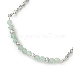 7Pcs 7 Colors Natural Gesmstone Beads Link Bracelets&nbsp;BJEW-JB11835
