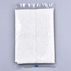 TOHO差し玉ビーズ  日本製シードビーズ  （不透明な光沢のある白121)個  3.5x3x2.5mm  穴：0.8mm  約450 G /袋&nbsp;SEED-TM03-121