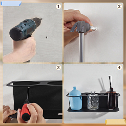 Iron Wall Mounted Spray Bottle Holder&nbsp;ODIS-WH0030-279