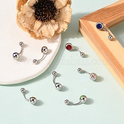 304 Stainless Steel Belly Rings&nbsp;EJEW-I053-02B