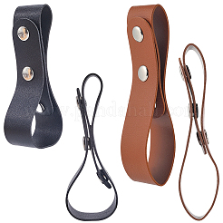 4Pcs 2 Styles Imitation Leather Belt Bullwhip Holder&nbsp;AJEW-GF0014-45