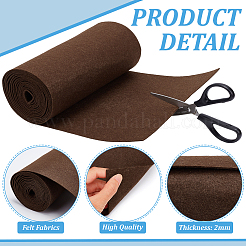 フェルト生地  DIYクラフト製作用品  ココナッツブラウン  240x2mm  3m / pc&nbsp;DIY-WH0622-182C