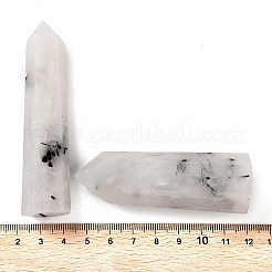 Tower Natural Tourmalinated Quartz Healing Stone Wands&nbsp;G-A096-02H-1