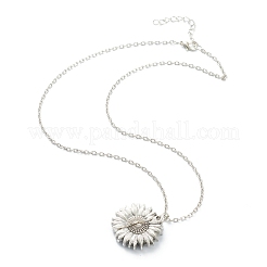 Openable Alloy Pendant Necklaces&nbsp;NJEW-M186-02ASP