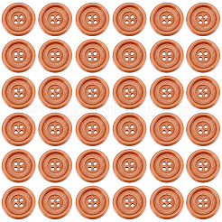 50Pcs Wood Buttons&nbsp;BUTT-GF0004-33