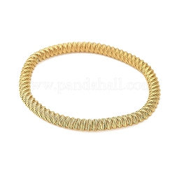 304 Stainless Steel Stretch Bangles for Women&nbsp;LS-BJEW-P315-02G-G