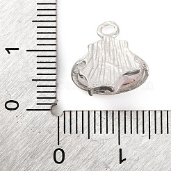 ラックメッキ合金キュービックジルコニアペンダント  樹脂と  スター  ピンク  15x13x6mm  穴：1.8mm&nbsp;FIND-Q116-03S-03