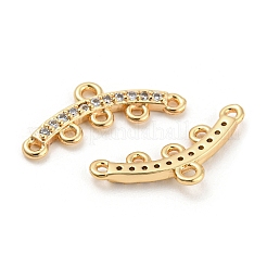 Brass Micro Cubic Zirconia Chandelier Components Links&nbsp;X-KK-Q789-46G