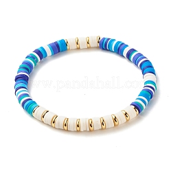 Polymer Clay Heishi Beads Bracelets Set&nbsp;BJEW-JB07242-02