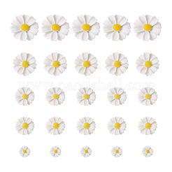 150Pcs 5 Style Opaque Resin Cabochons&nbsp;CRES-BT0001-03