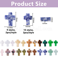 44Pcs 22 Styles Natural & Synthetic Mixed Gemstone Beads&nbsp;G-HS0001-18